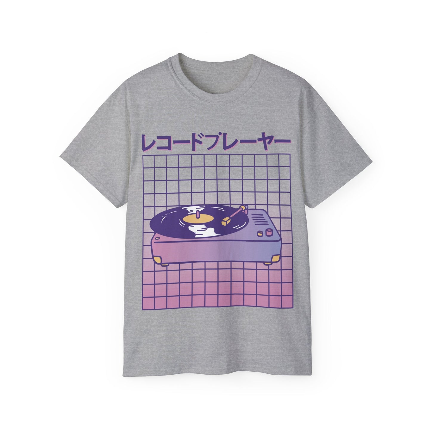 Womens Vaporwave Turntable T-Shirt