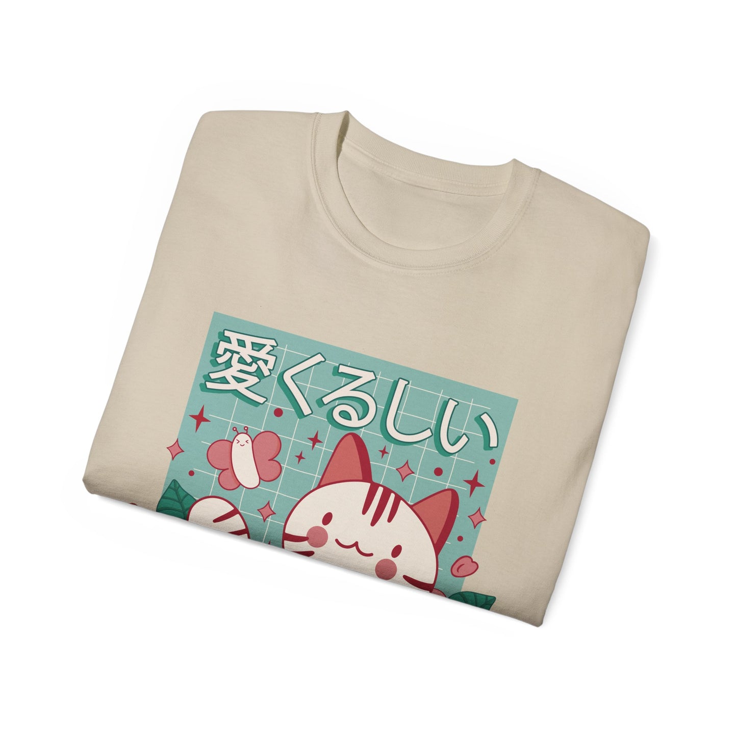 Mens Sakura Cat Tee