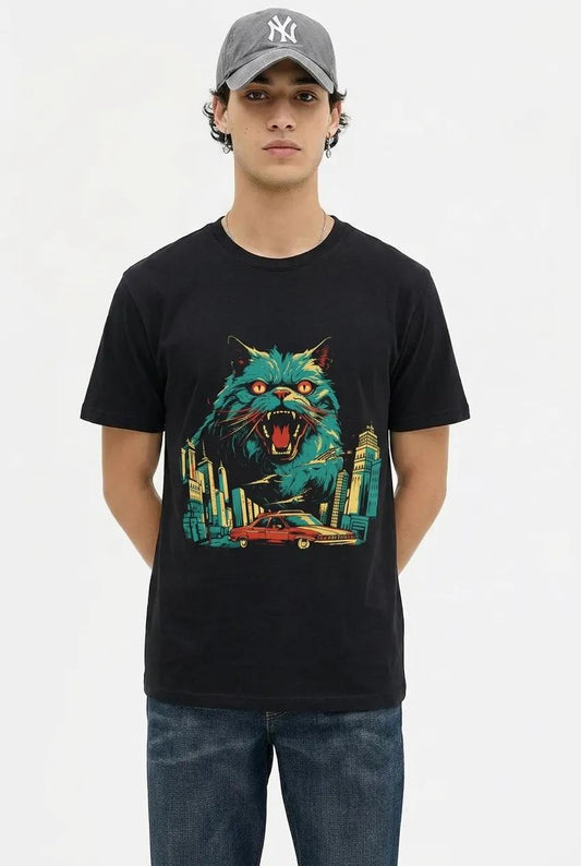Mens Cat Kaiju Tee