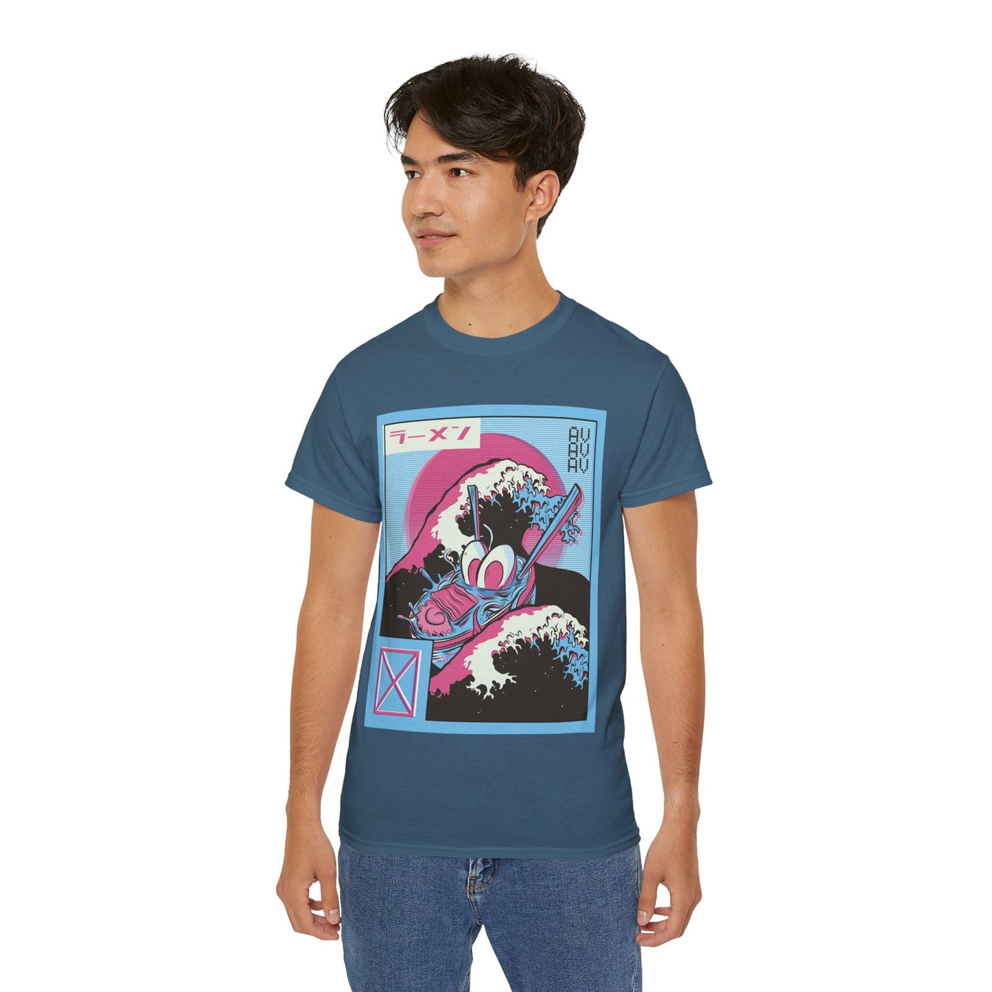 Mens Vaporwave Ramen Tee