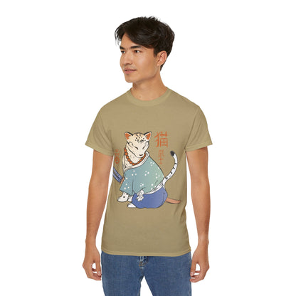 Mens Cat Samurai Tee 2