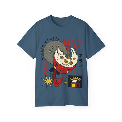 Womens Cartoon Cereal Killer Tee