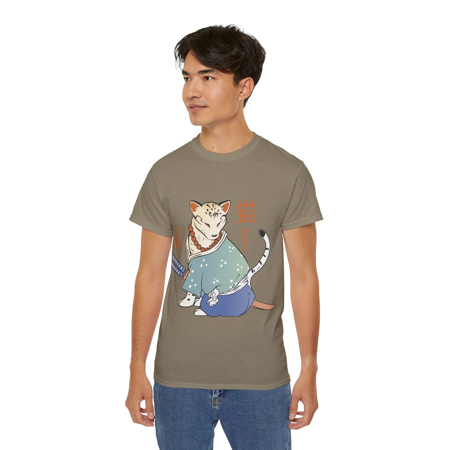 Mens Cat Samurai Tee 2