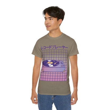 Mens Vaporwave Turntable Tee