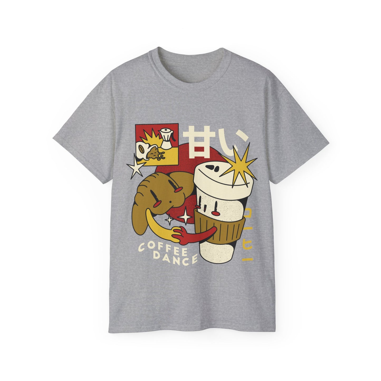 Womens Cartoon Croissant Tee
