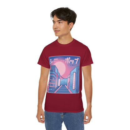 Mens Vaporwave City Tee