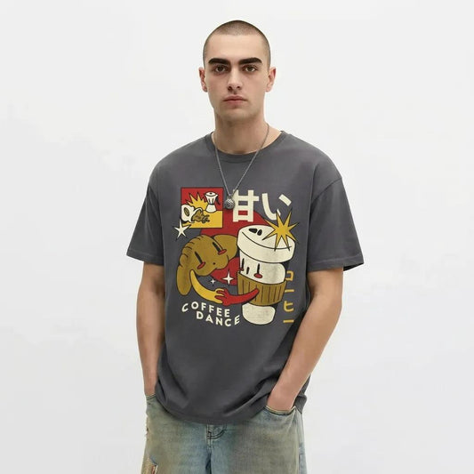 Mens Cartoon Croissant Tee