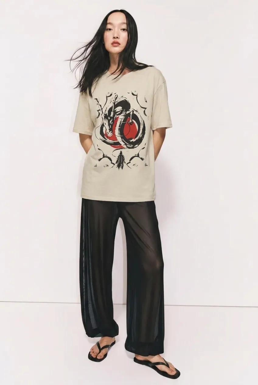 Womens Dragon Samurai Tee
