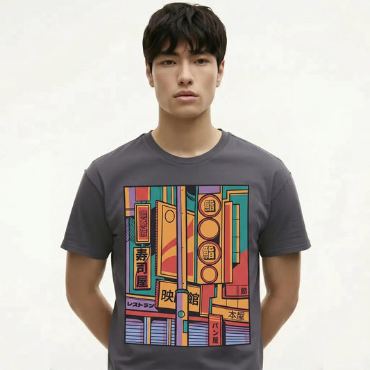 Mens Colorful Street Tee