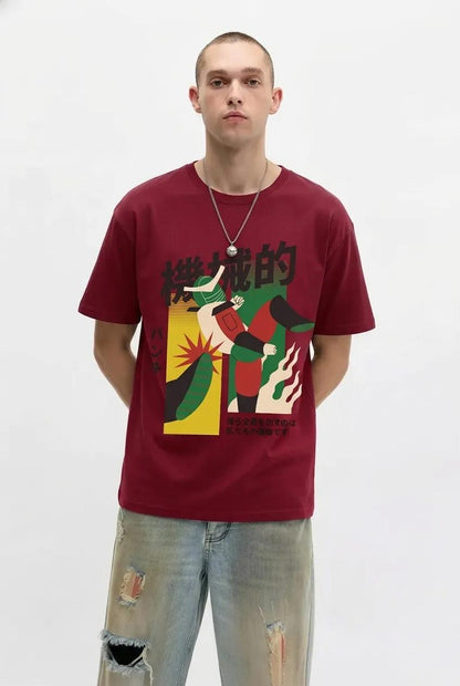Mens Fighting Robot Tee