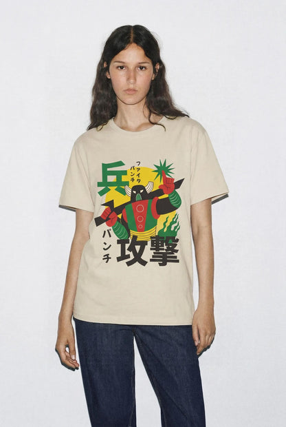 Womens Robot Warrior Tee