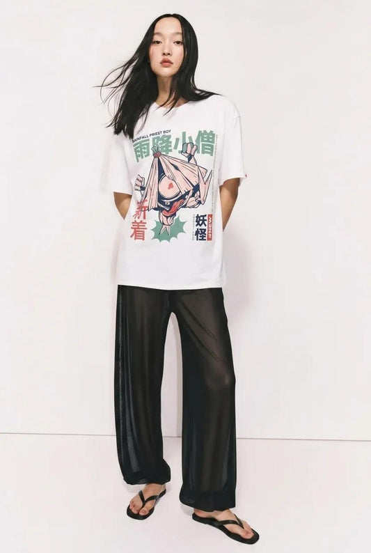 Womens Amefuri Kozo Yokai Tee