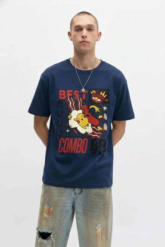 Mens Cartoon Breakfast Tee