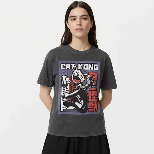 Womens Cat Kong Tee