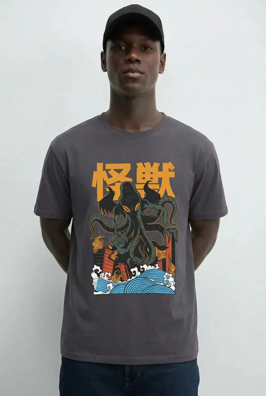 Mens Cthulhu Kaiju Tee