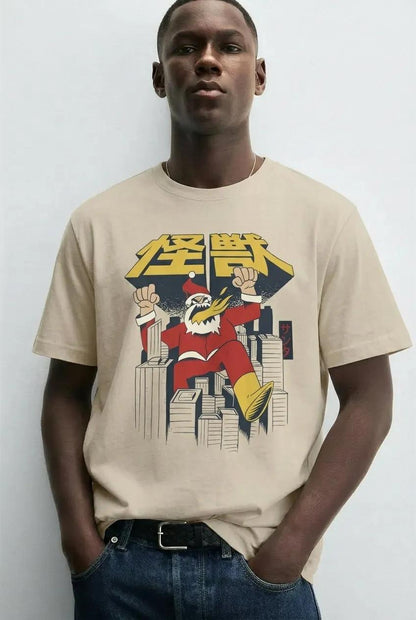Mens Santa Kaiju Tee