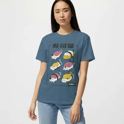 Womens Sushi Cats Tee