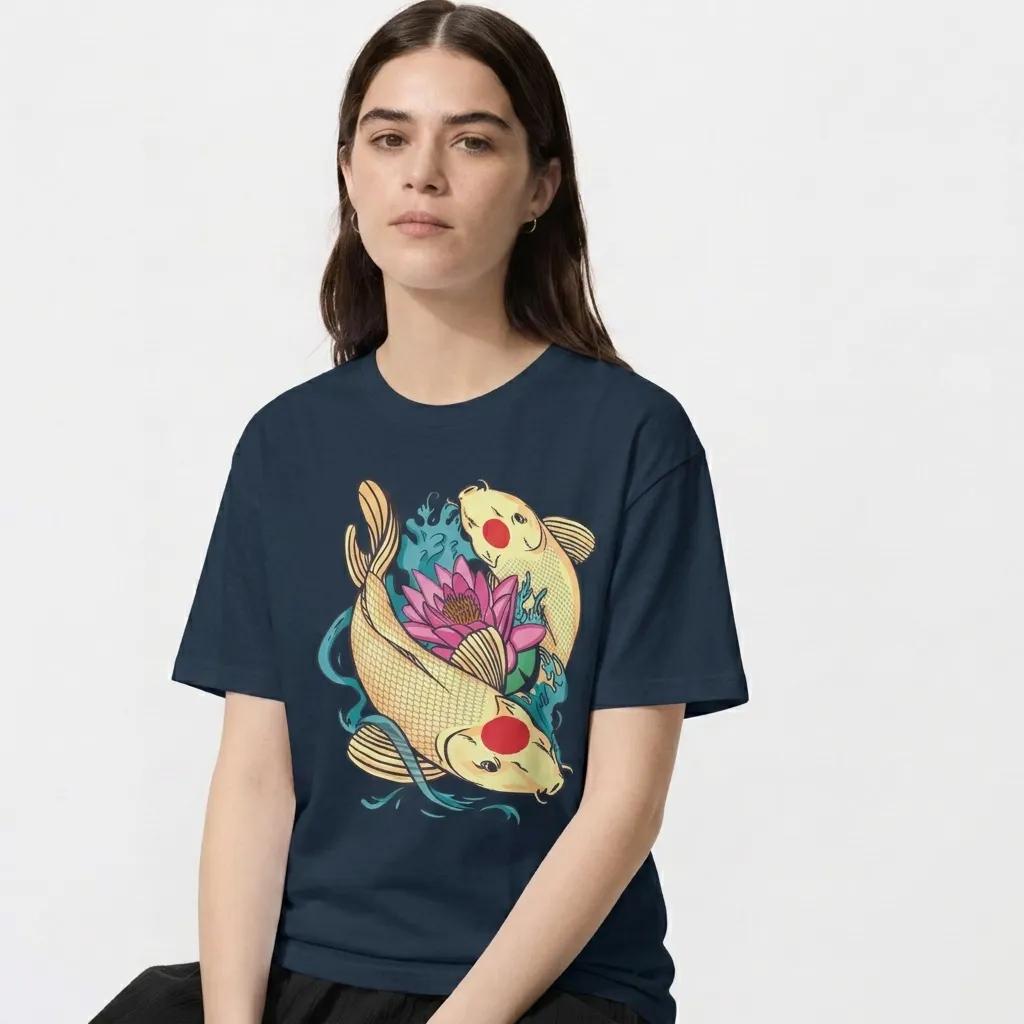 Womens Koi Tancho Tee