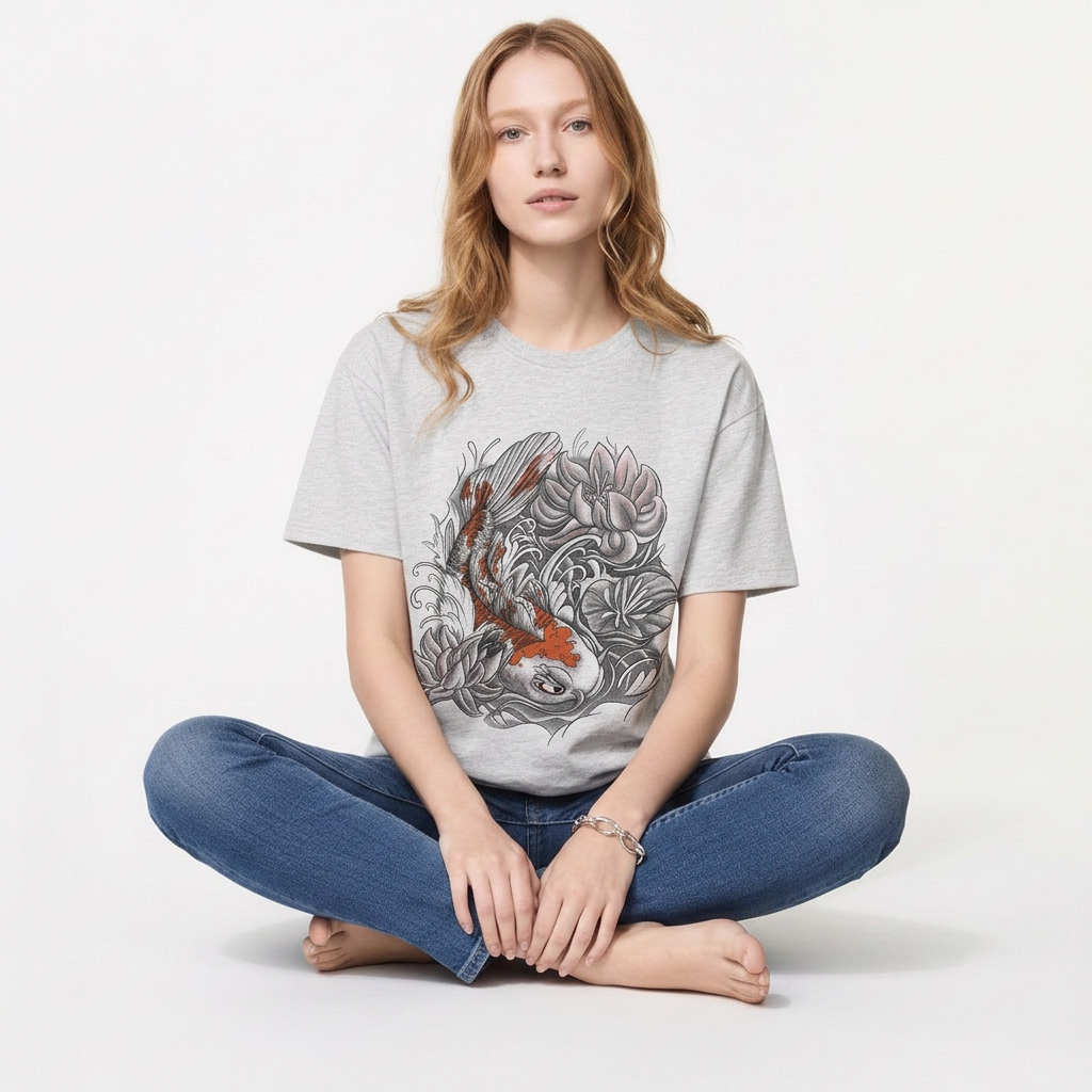 Womens Vintage Fish Tee