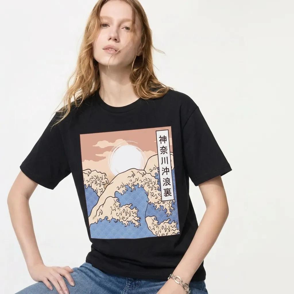 Womens Vintage Wave Tee