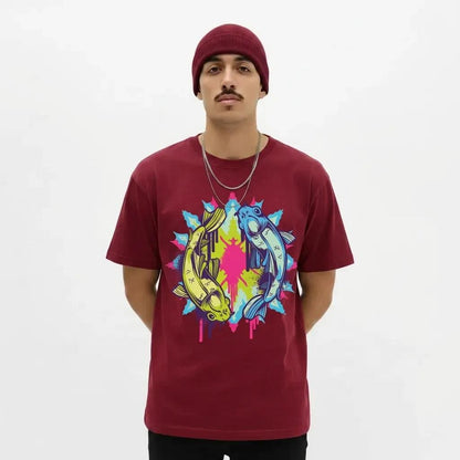 Mens Koi Colorful Tee