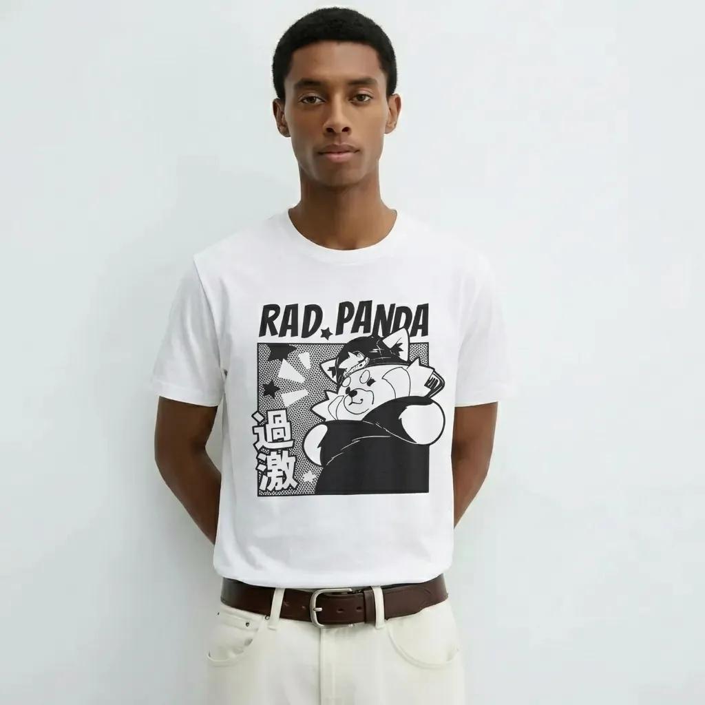 Mens Red Panda Comic Tee