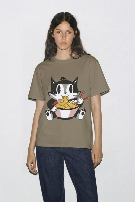 Womens Retro Cat Tee