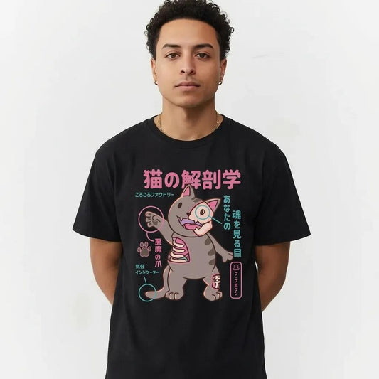 Mens Cat Anatomy Tee